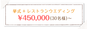 挙式+レストランウエディング